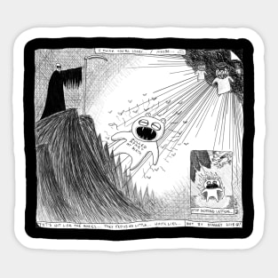 I will see you in the next life - Stanley Donwood - White Sticker